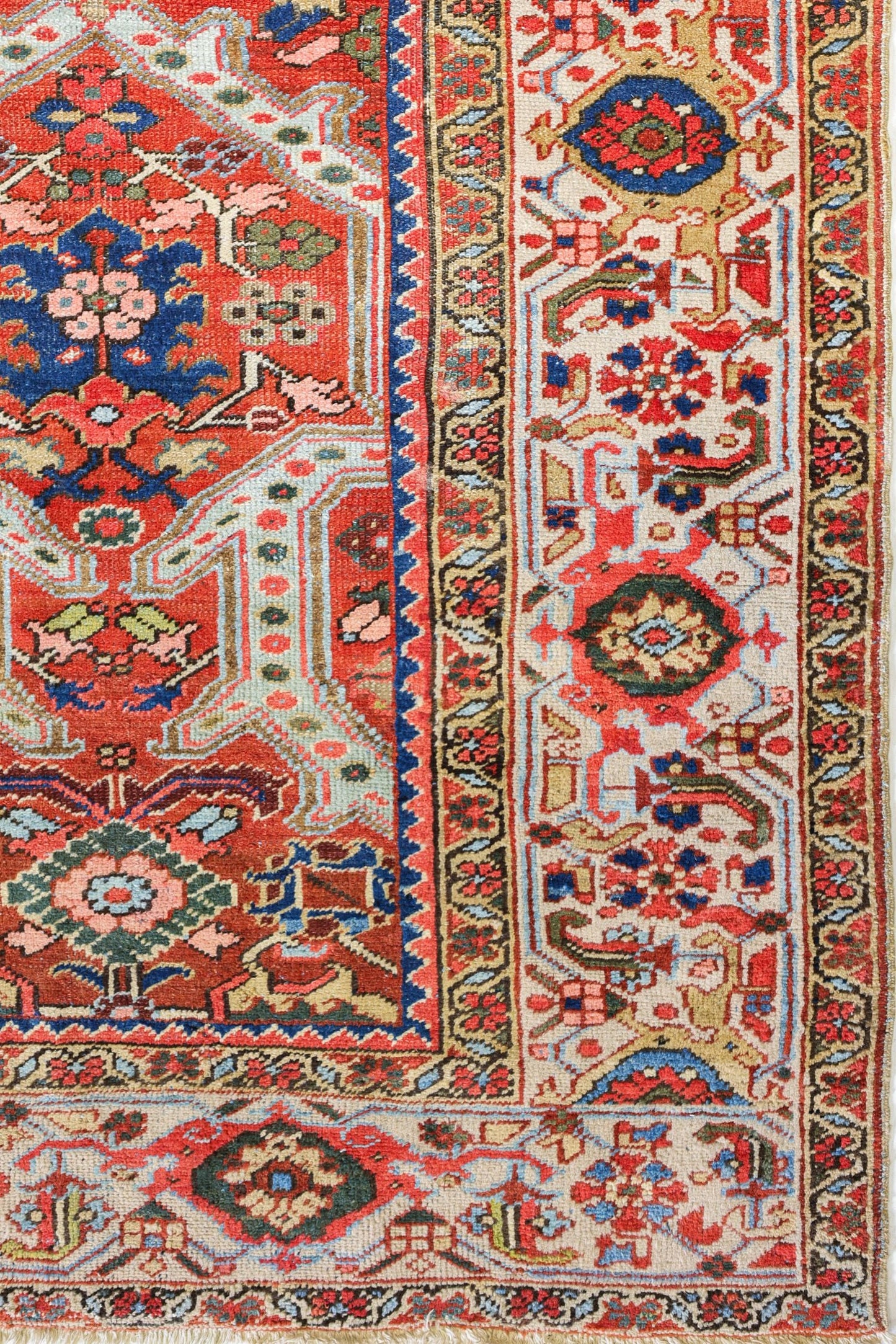 Antique Heriz Handwoven Tribal Rug, 83576