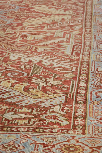 Vintage Heriz Handwoven Tribal Rug, J67415