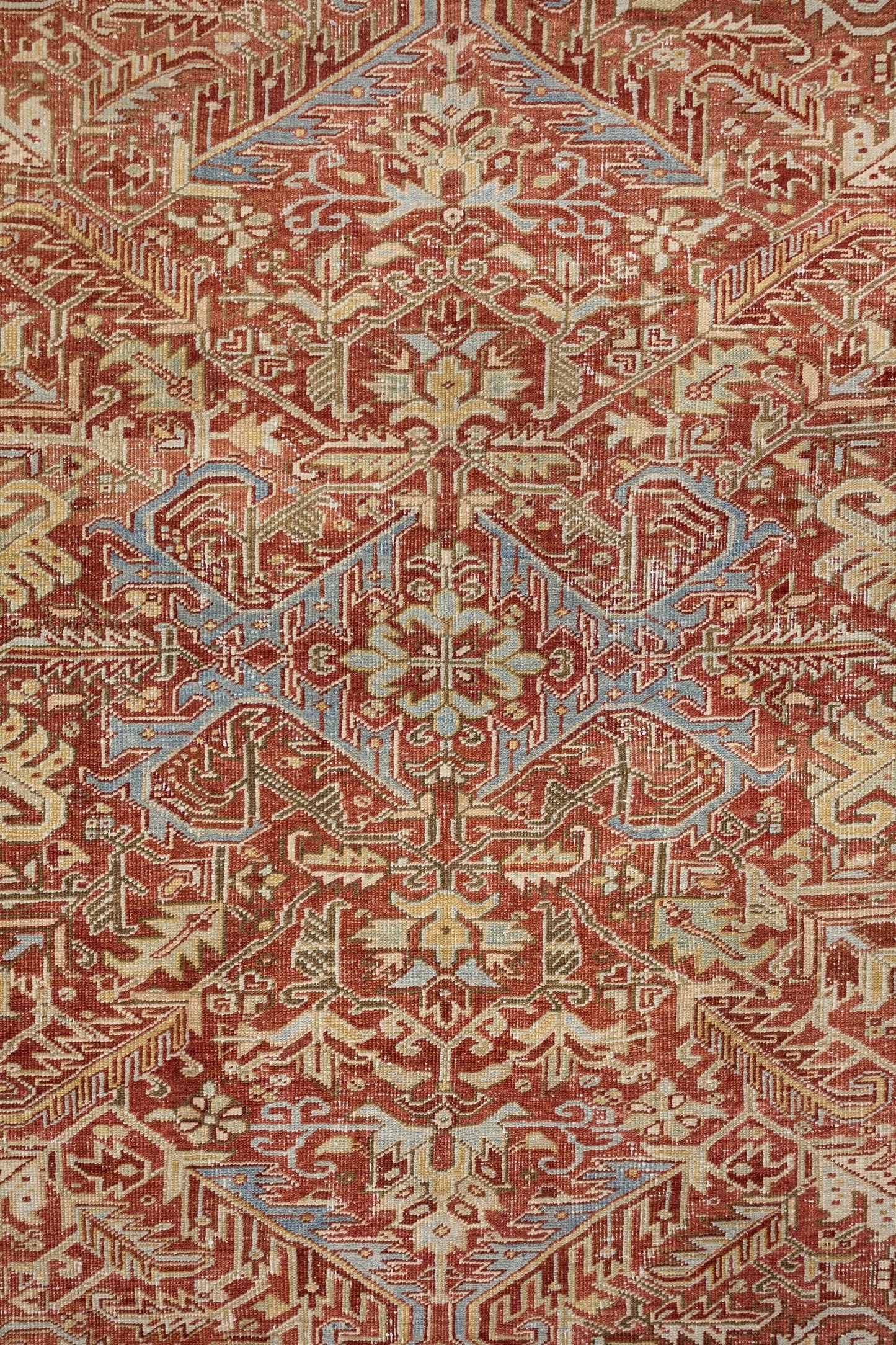 Vintage Heriz Handwoven Tribal Rug, J67415