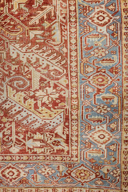 Vintage Heriz Handwoven Tribal Rug, J67415