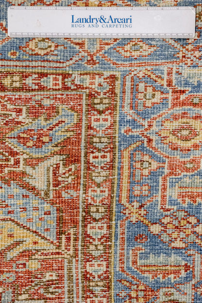 Vintage Heriz Handwoven Tribal Rug, J67415