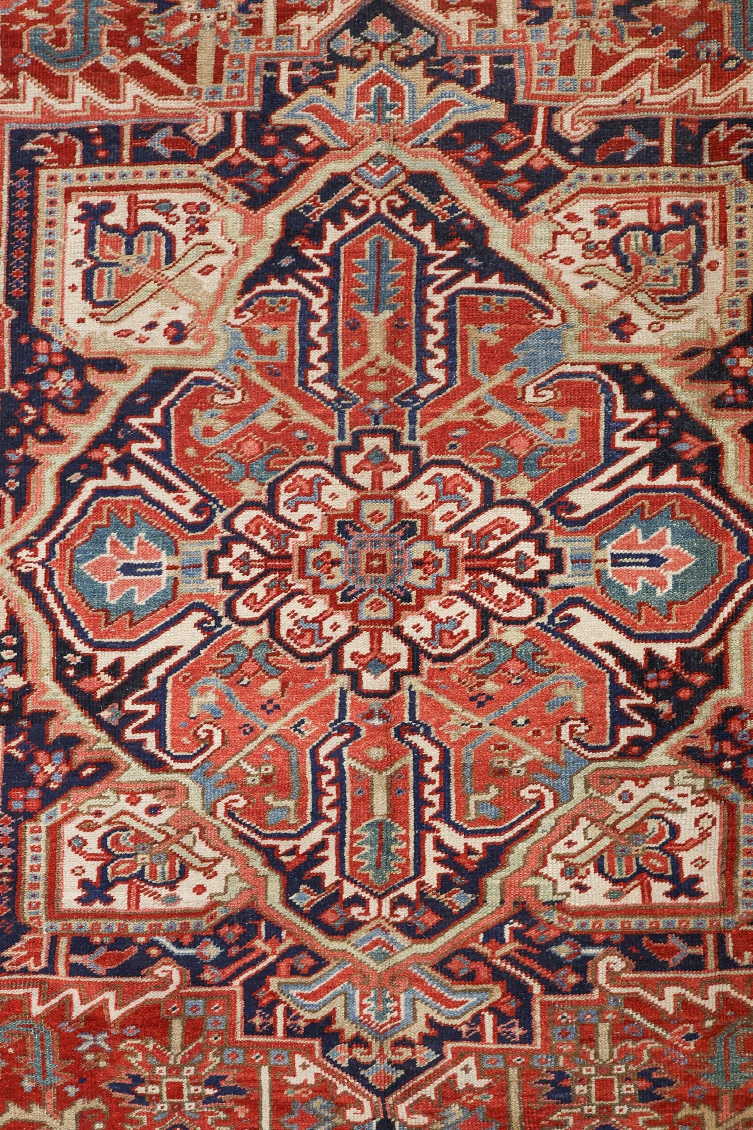 Vintage Heriz Handwoven Tribal Rug, J67427