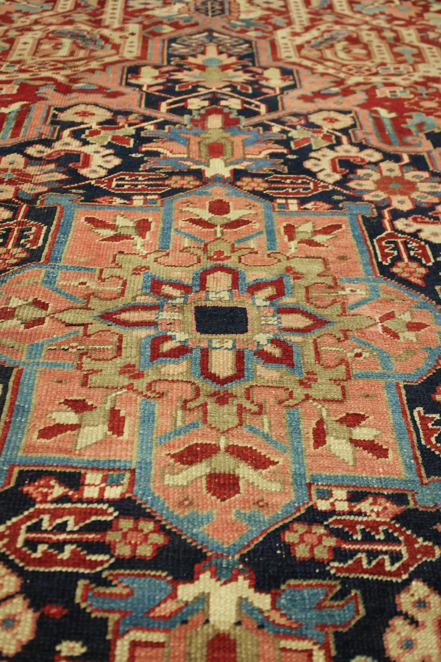 Vintage Heriz Handwoven Tribal Rug, J69176