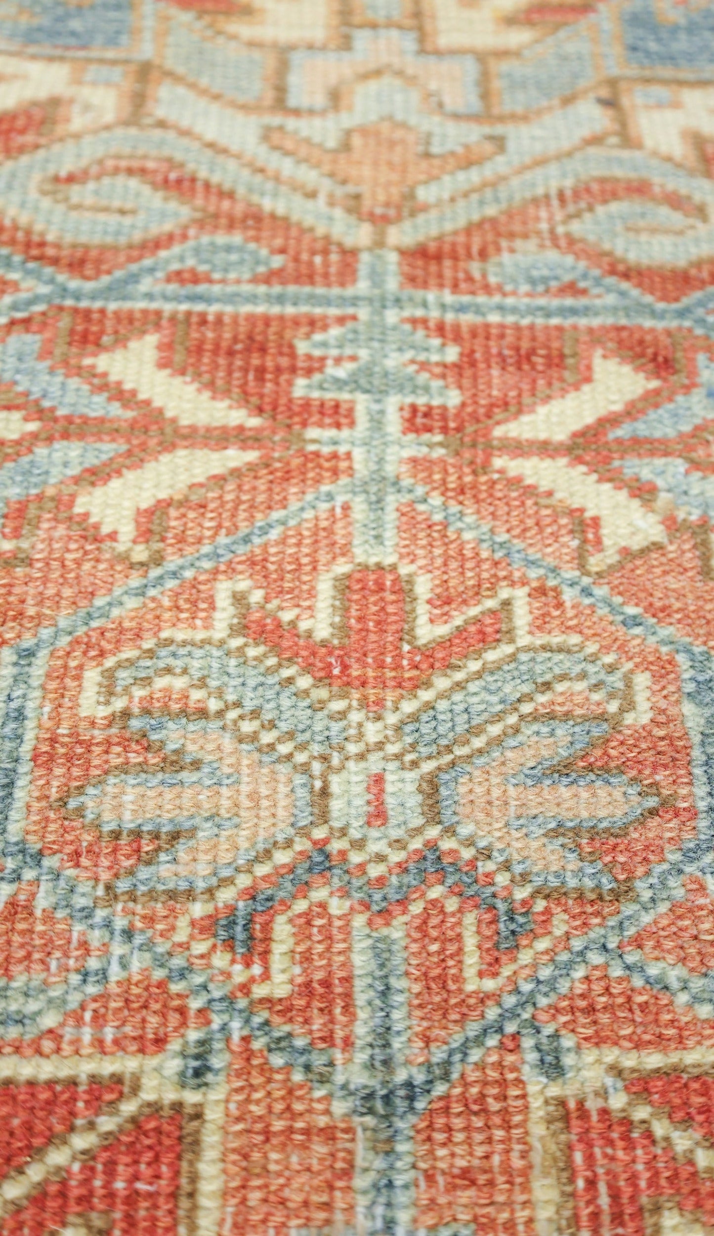 Vintage Heriz Handwoven Tribal Rug, J69989