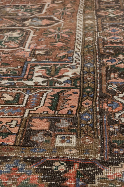 Vintage Heriz Handwoven Tribal Rug, J73952
