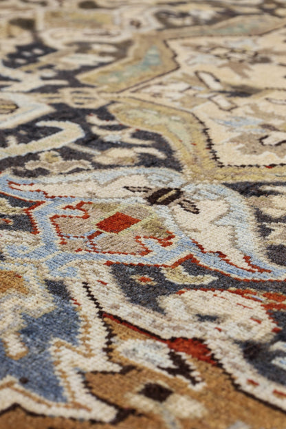 Vintage Heriz Handwoven Tribal Rug, J79408