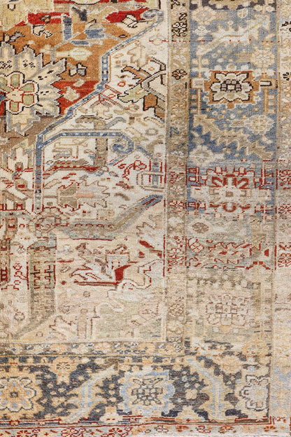 Vintage Heriz Handwoven Tribal Rug, J79408