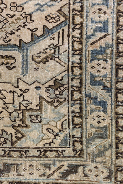 Vintage Heriz Handwoven Tribal Rug, J79445