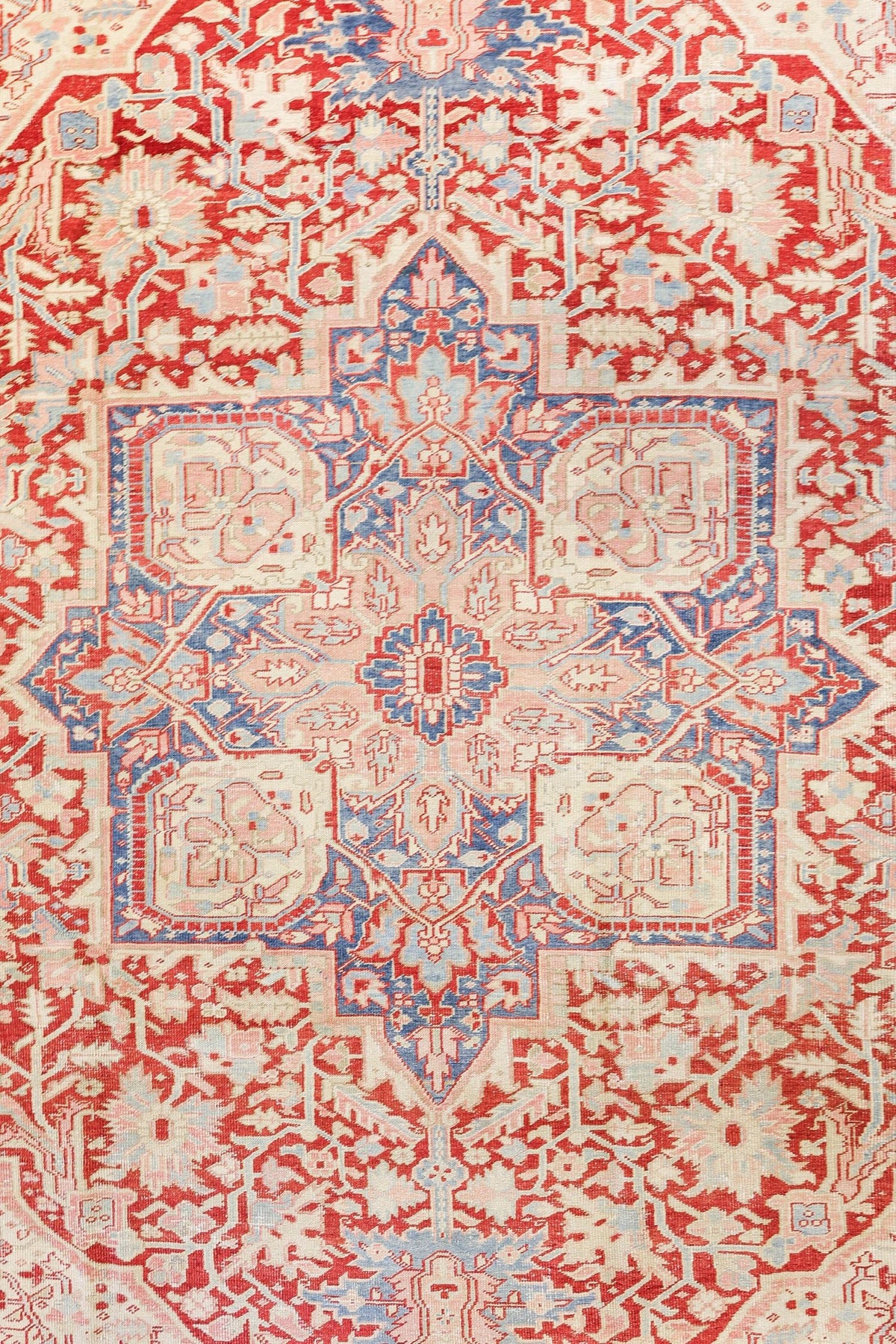 Vintage Heriz Handwoven Tribal Rug, J79452