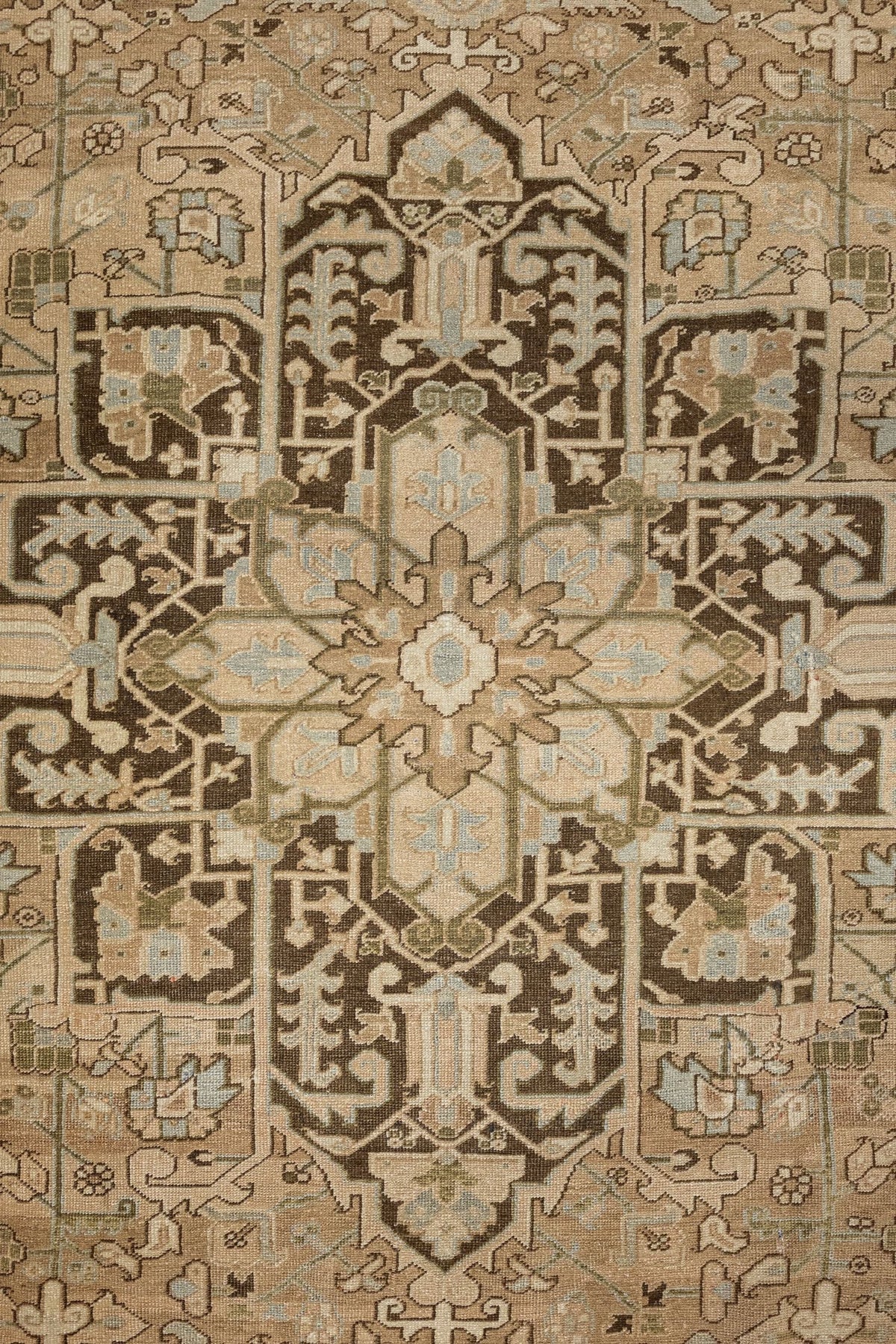 Vintage Heriz Handwoven Tribal Rug, J86339