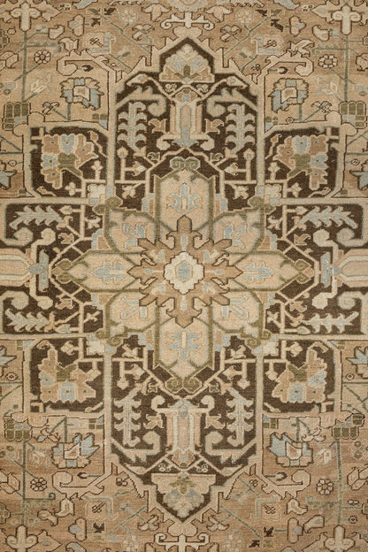 Vintage Heriz Handwoven Tribal Rug, J86339