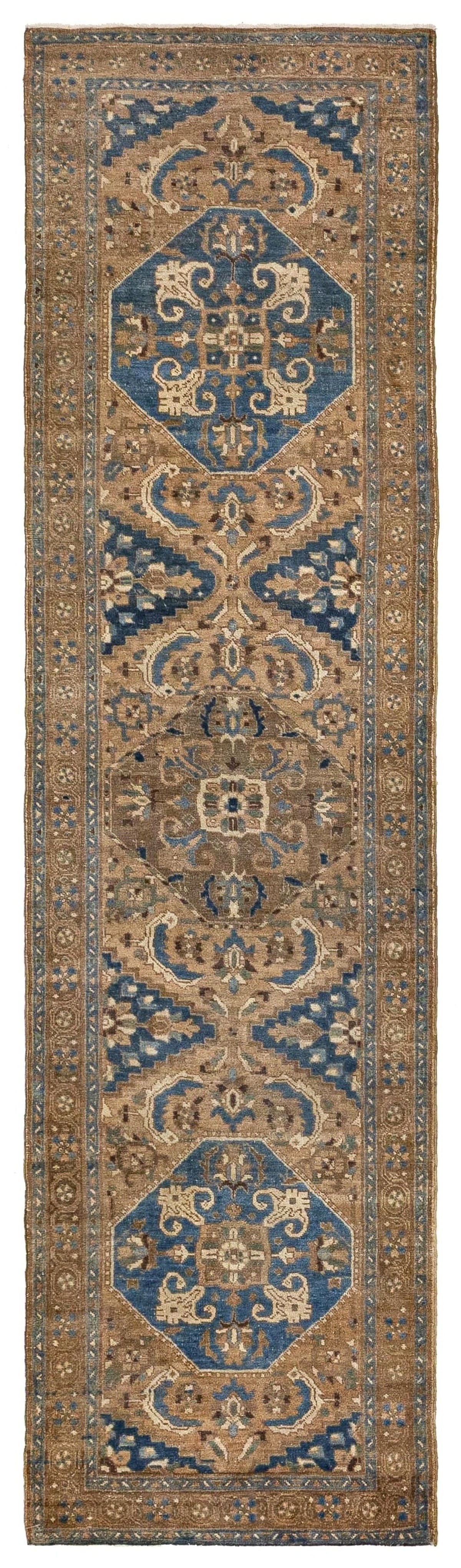 Vintage Heriz Handwoven Tribal Rug