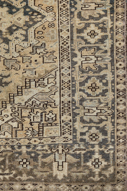 Vintage Heriz Handwoven Tribal Rug, J86511
