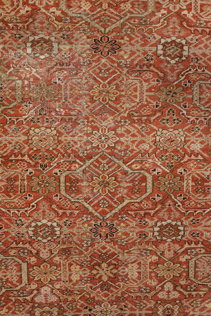 Vintage Heriz Handwoven Tribal Rug, J86605