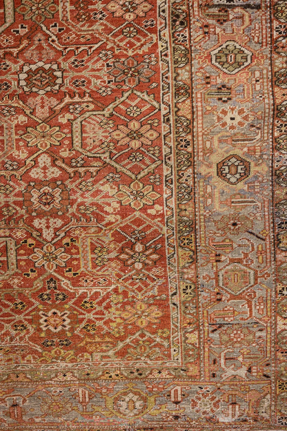 Vintage Heriz Handwoven Tribal Rug, J86605