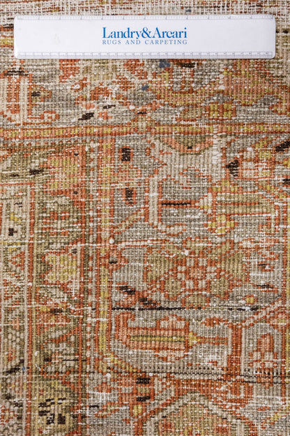 Vintage Heriz Handwoven Tribal Rug, J86605