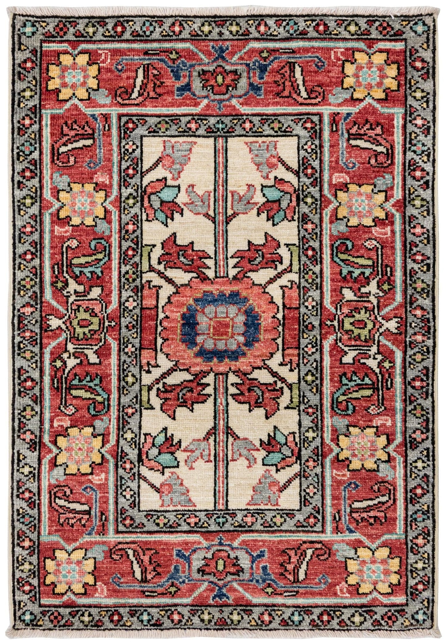  Heriz Handwoven Tribal Rug