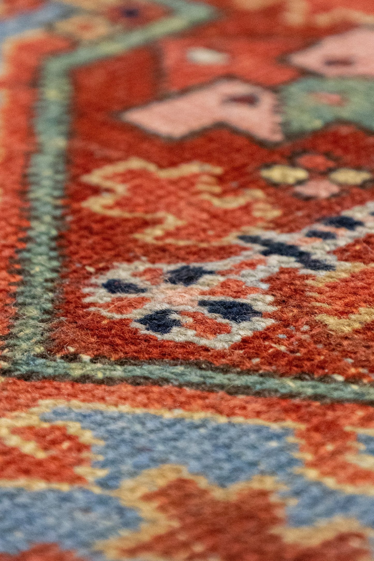 Vintage Heriz Handwoven Tribal Rug, J87207