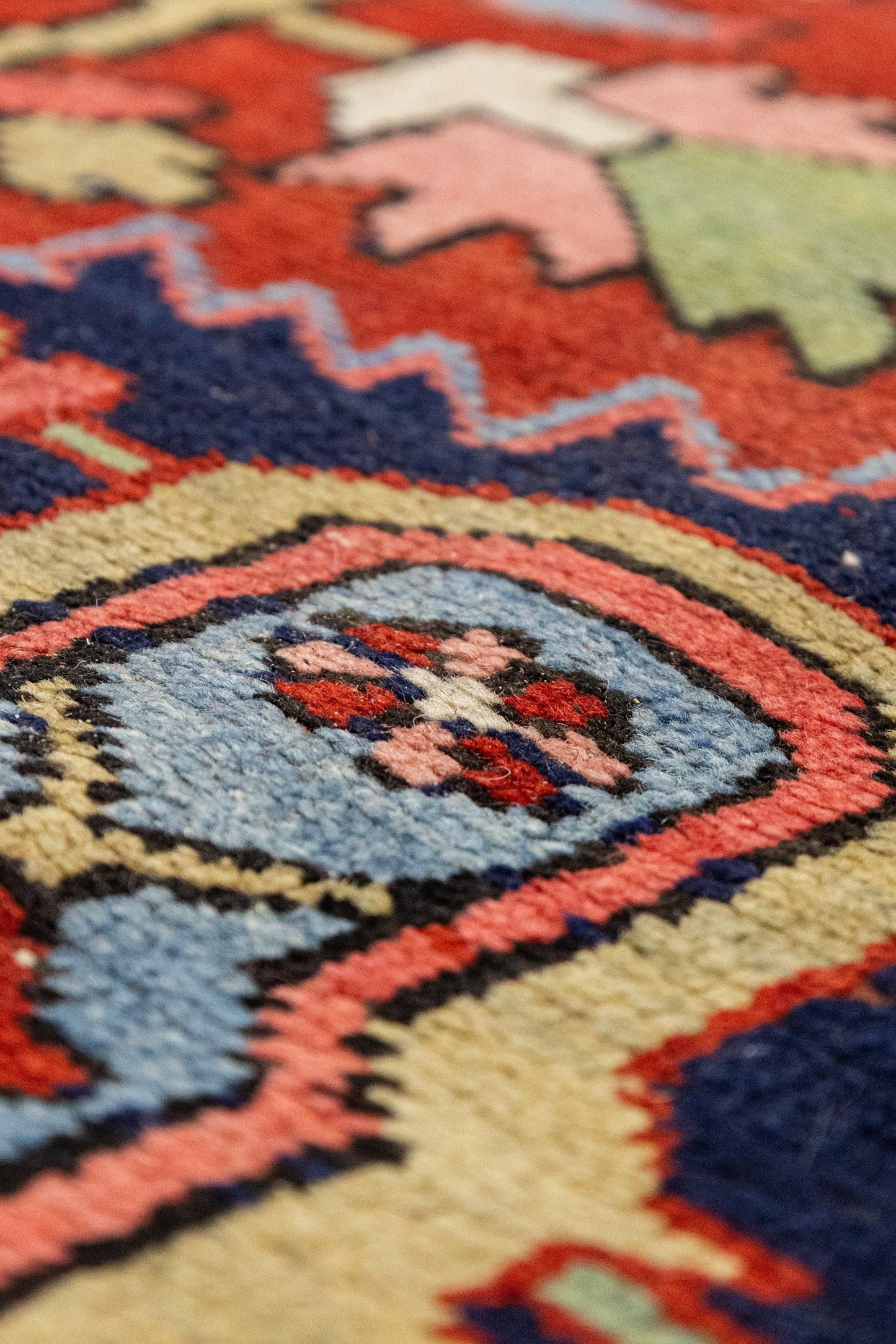 Antique Heriz Handwoven Tribal Rug, J87229