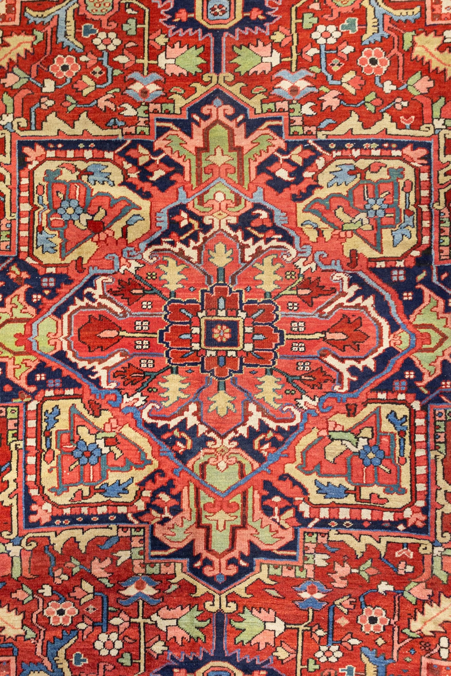 Antique Heriz Handwoven Tribal Rug, J87229