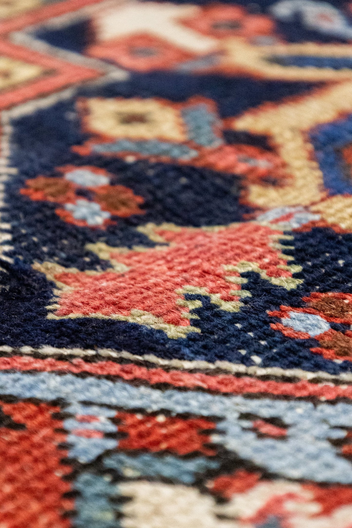 Antique Heriz Handwoven Tribal Rug, J87288