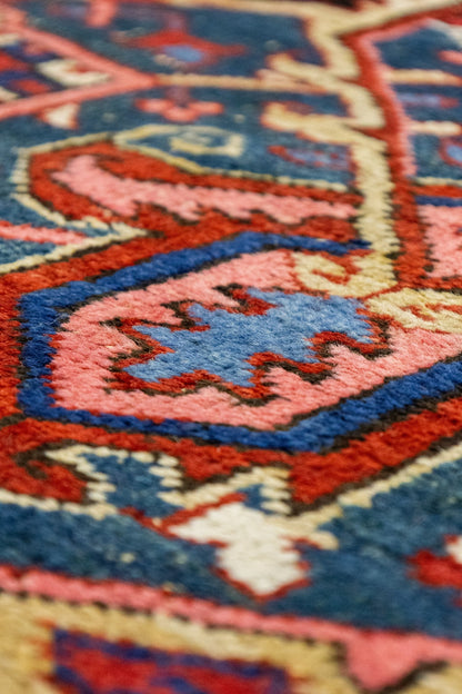 Antique Heriz Handwoven Tribal Rug, J87295