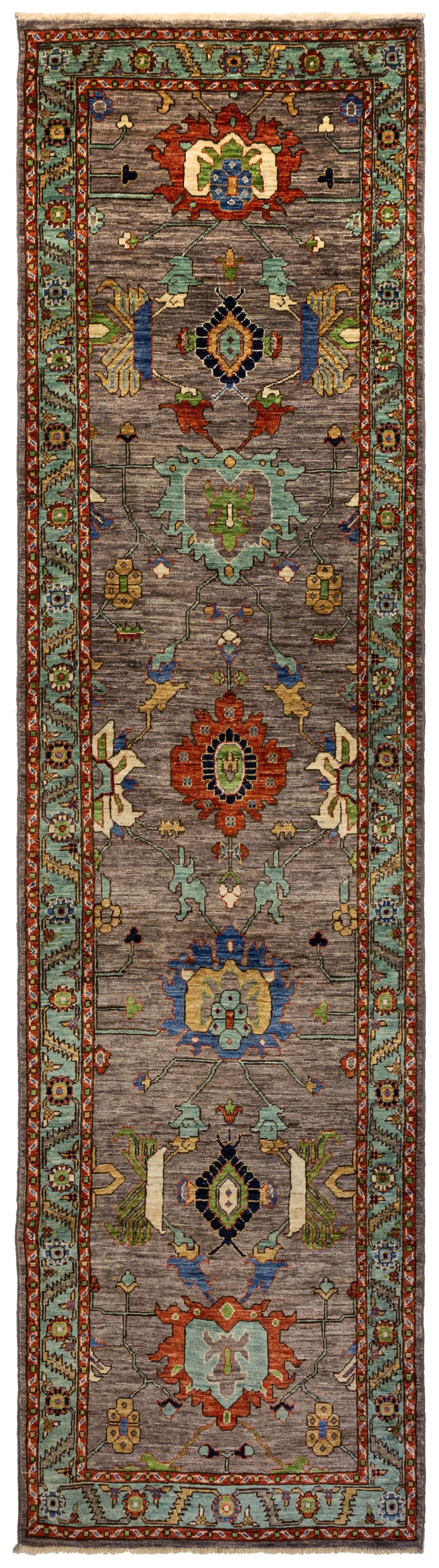  Heriz Handwoven Tribal Rug