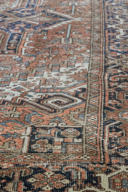 Vintage Heriz Handwoven Tribal Rug, J88224