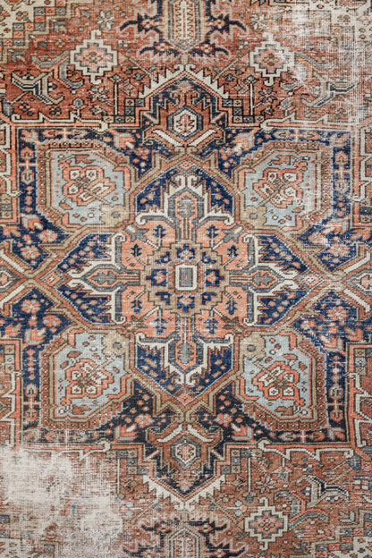 Vintage Heriz Handwoven Tribal Rug, J88224