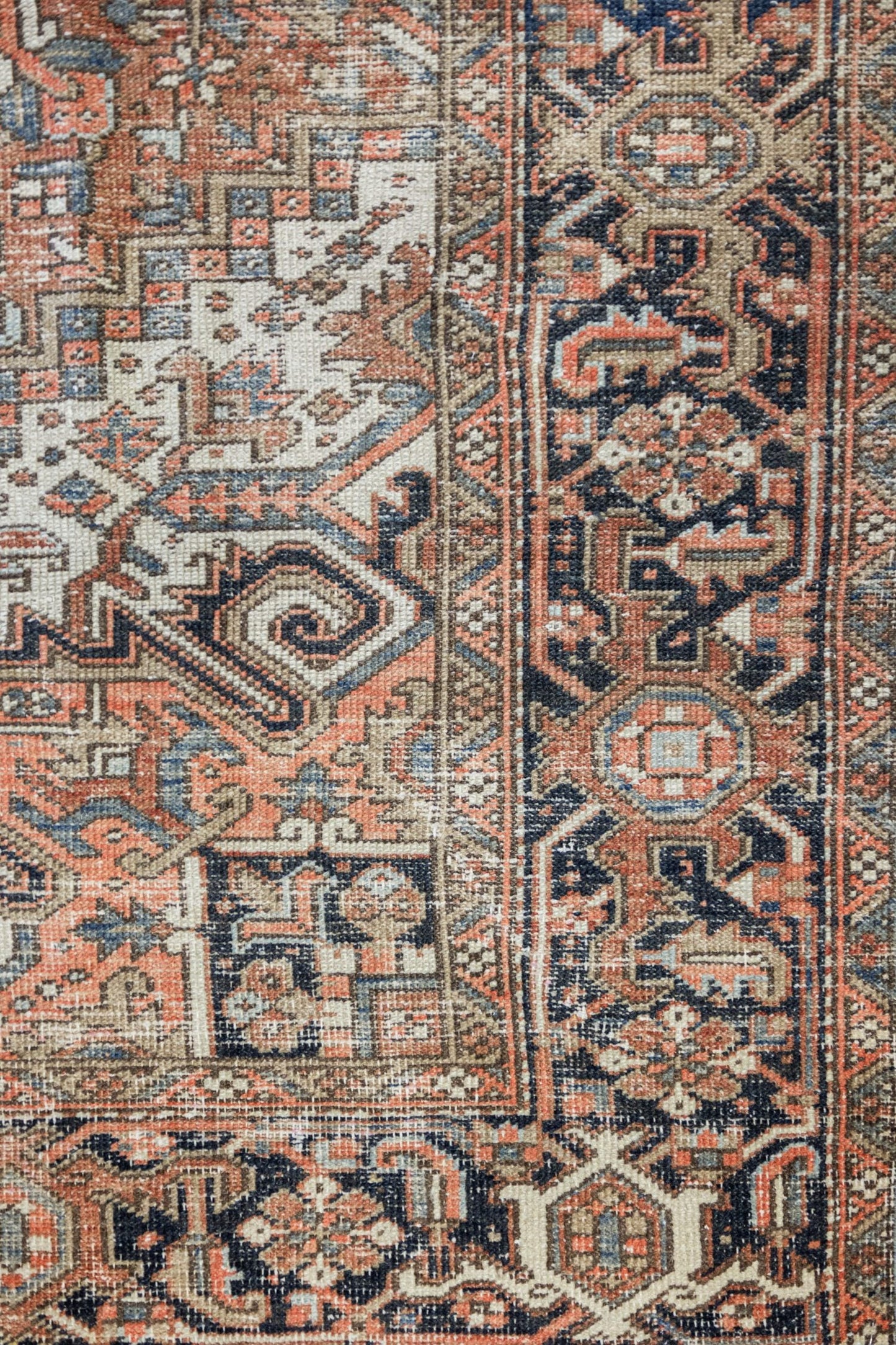 Vintage Heriz Handwoven Tribal Rug, J88224