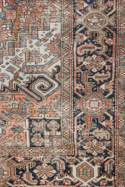 Vintage Heriz Handwoven Tribal Rug, J88224