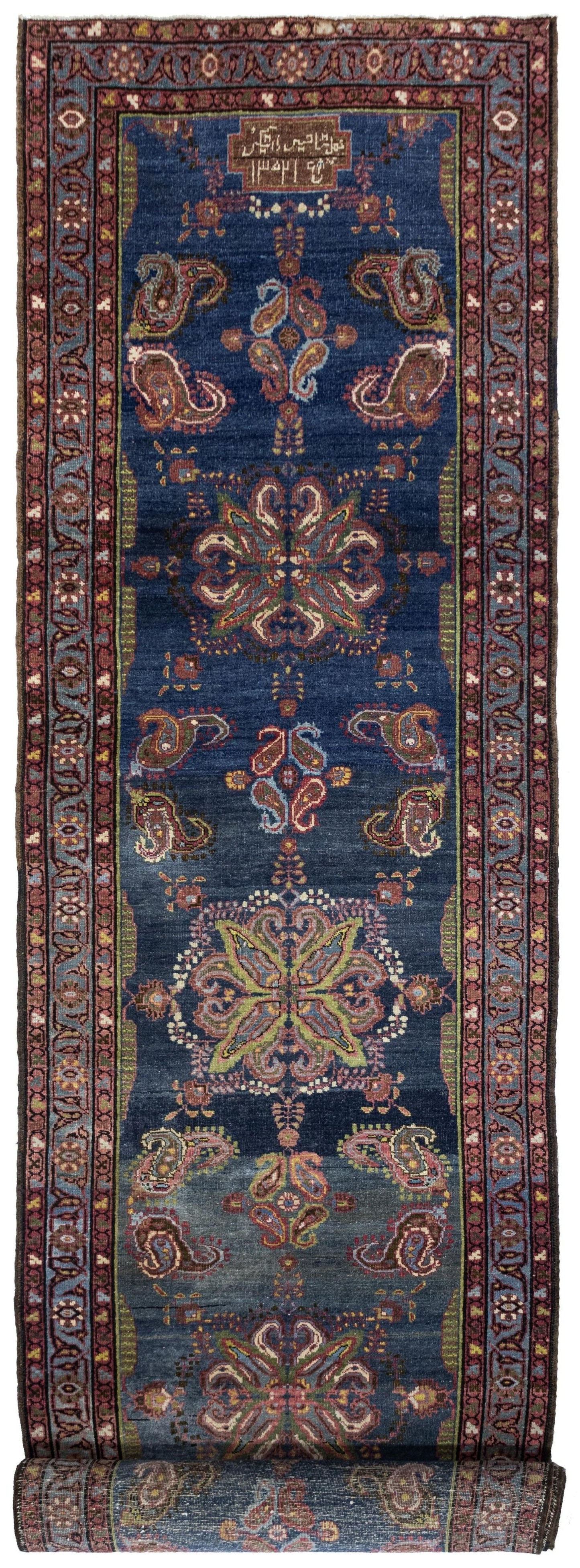 Vintage Heriz Handwoven Tribal Rug