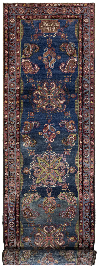 Vintage Heriz Handwoven Tribal Rug