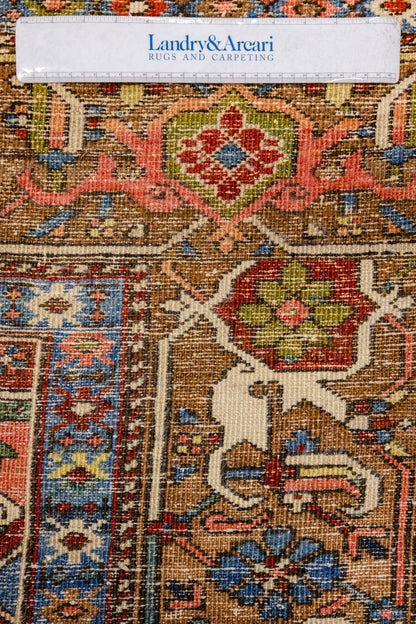 Antique Heriz Handwoven Tribal Rug, J88683