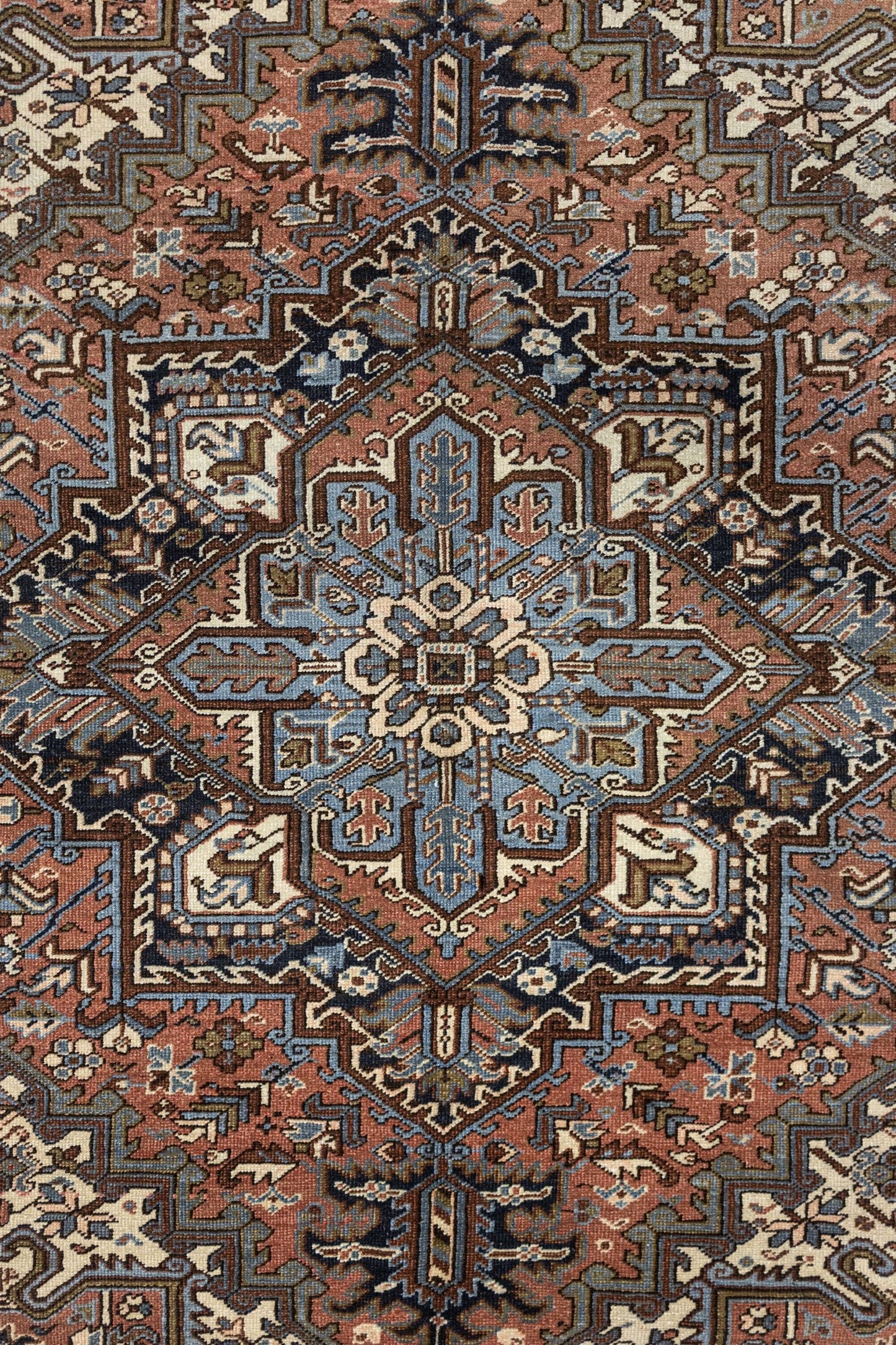 Vintage Heriz Handwoven Tribal Rug, J89145