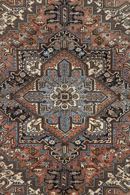 Vintage Heriz Handwoven Tribal Rug, J89145