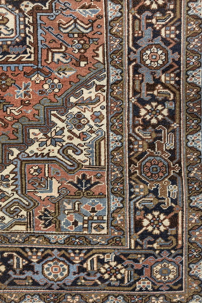 Vintage Heriz Handwoven Tribal Rug, J89145