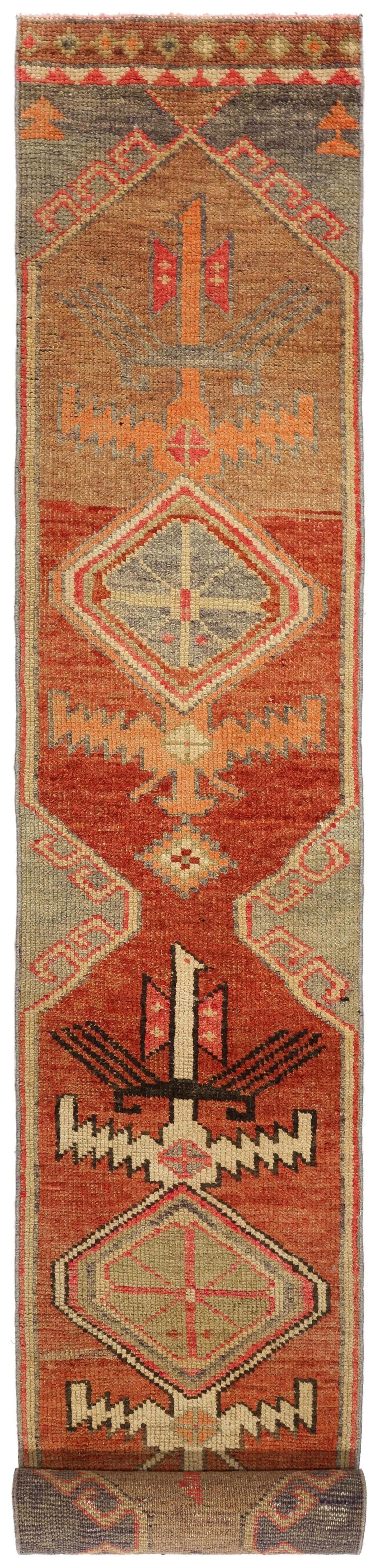 Vintage Herki Handwoven Tribal Rug
