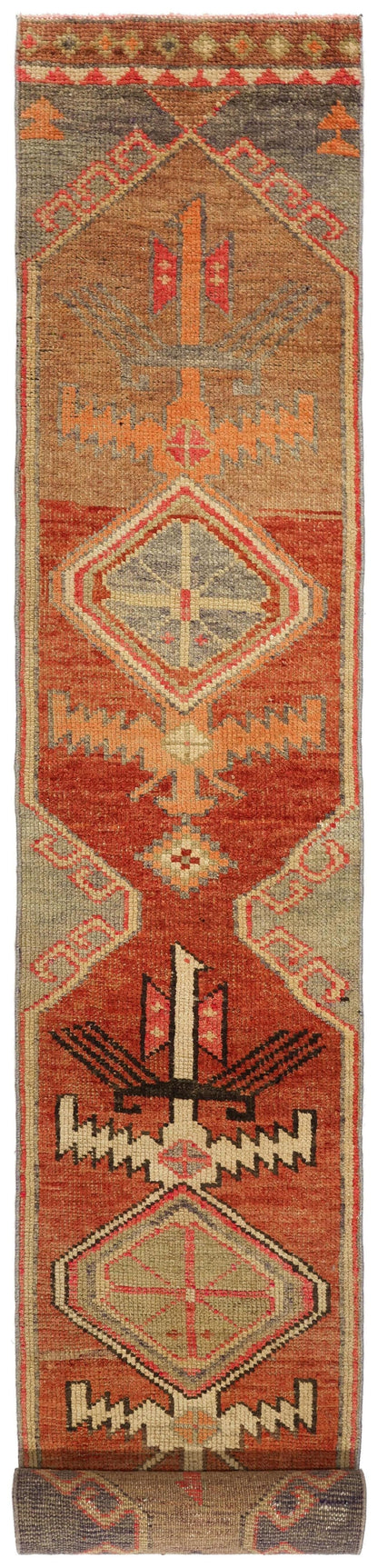 Vintage Herki Handwoven Tribal Rug