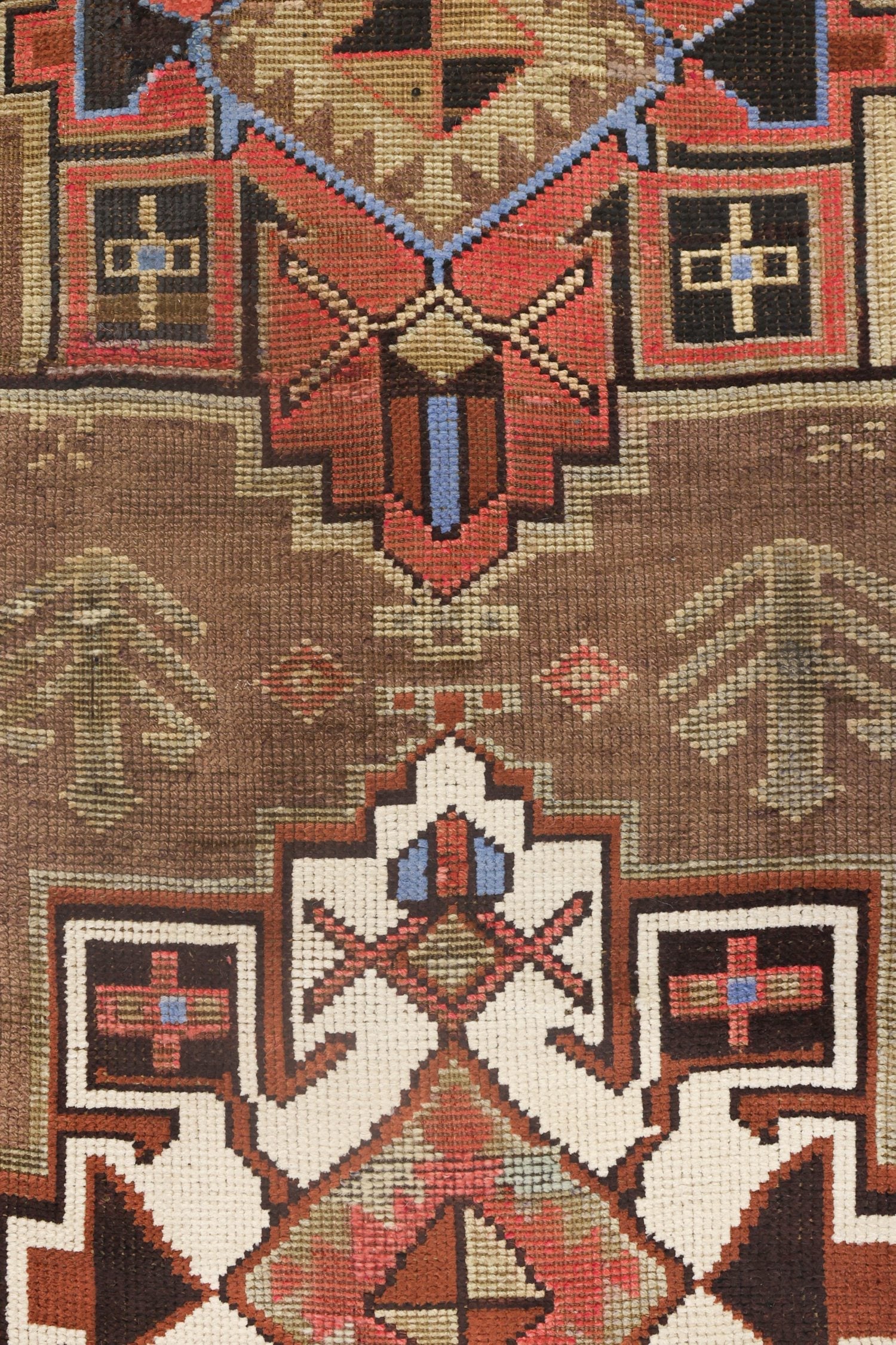 Vintage Herki Handwoven Tribal Rug, J71024