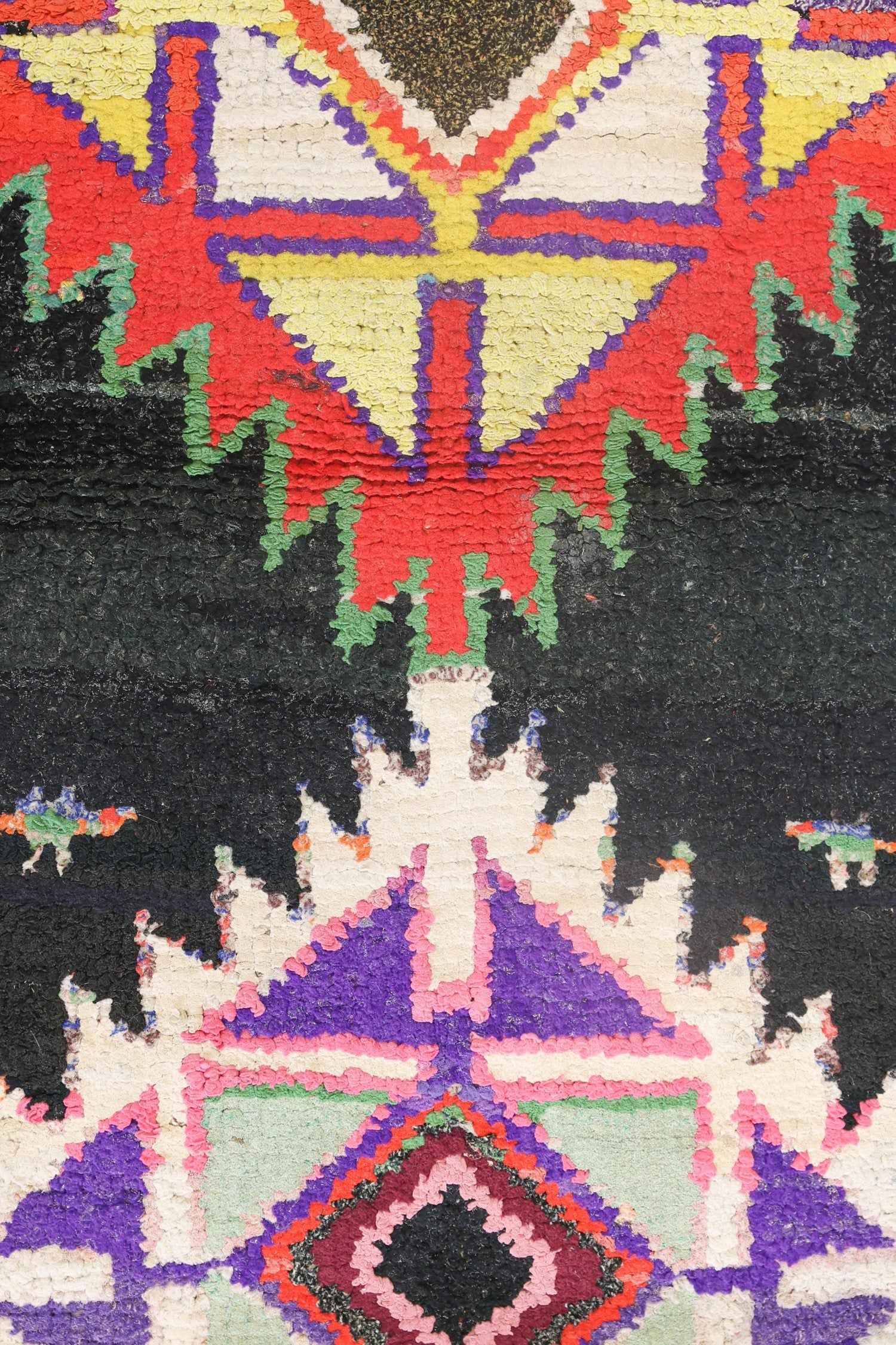 Vintage Herki Handwoven Tribal Rug, J71040