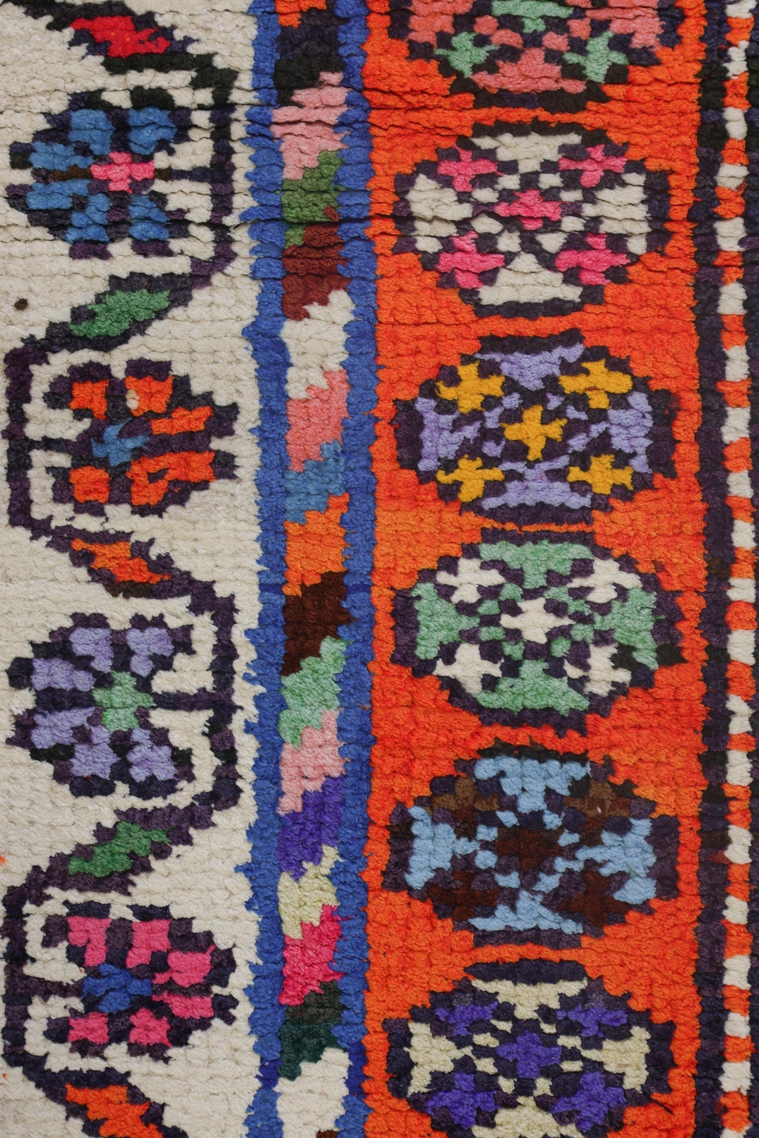 Vintage Herki Handwoven Tribal Rug, J71042