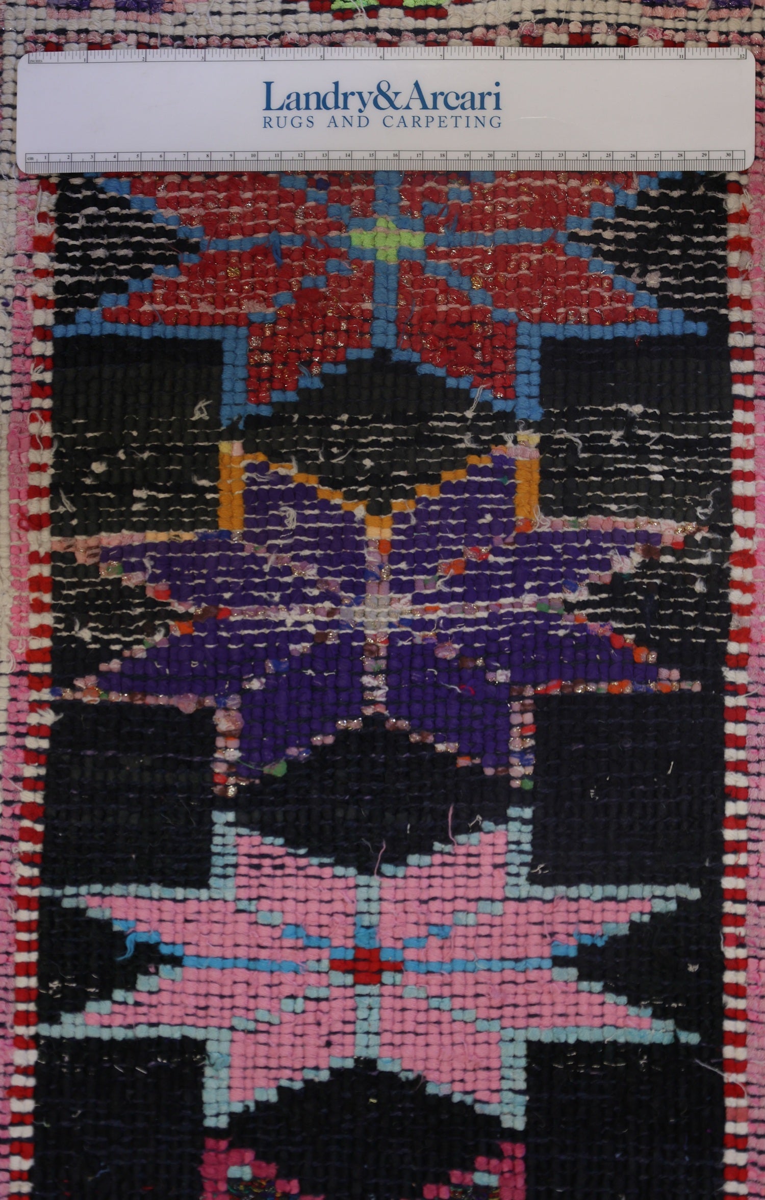 Vintage Herki Handwoven Tribal Rug, J71045