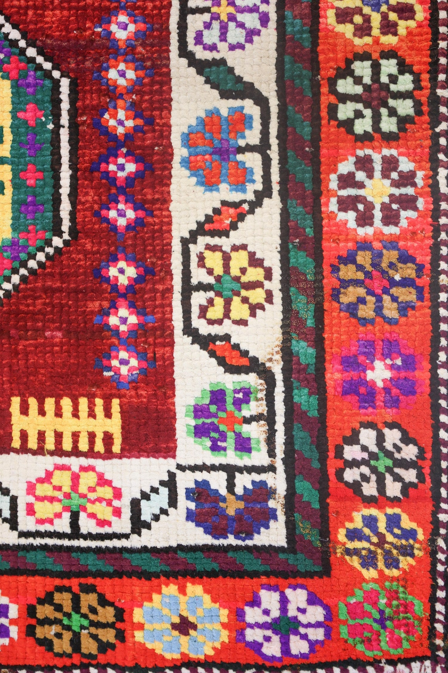 Vintage Herki Handwoven Tribal Rug, J71046