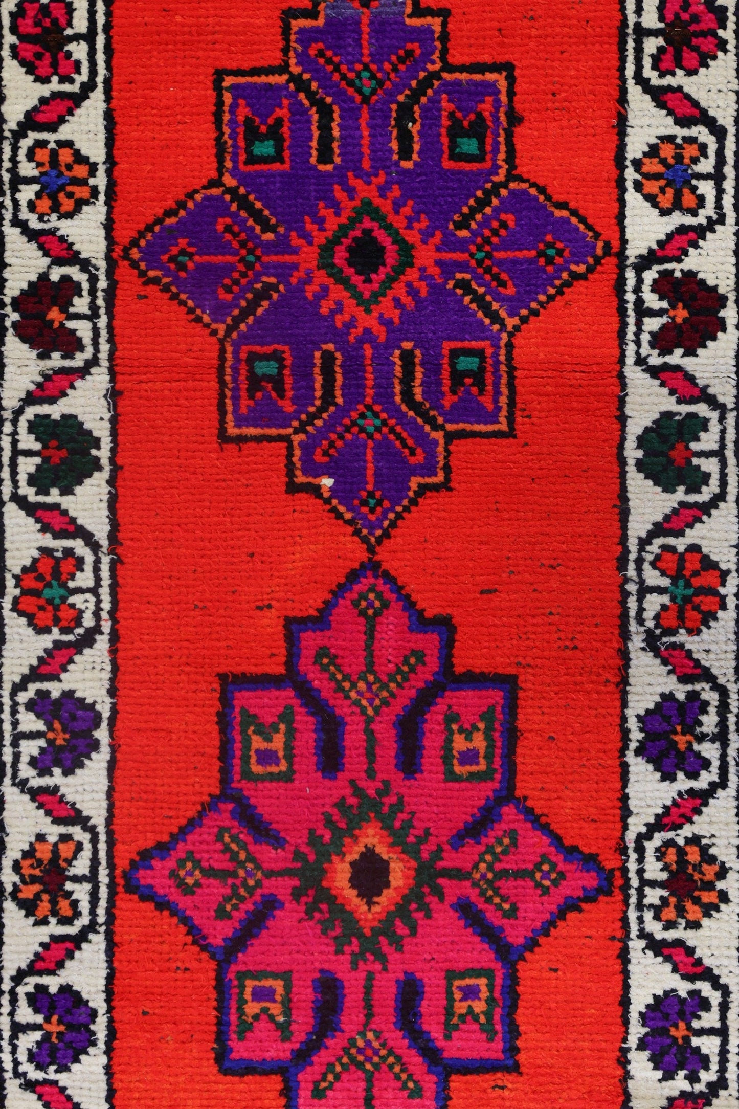 Vintage Herki Handwoven Tribal Rug, J71047