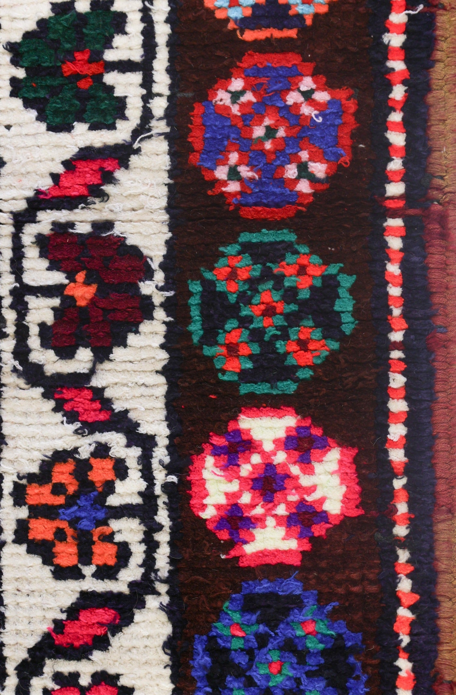 Vintage Herki Handwoven Tribal Rug, J71047