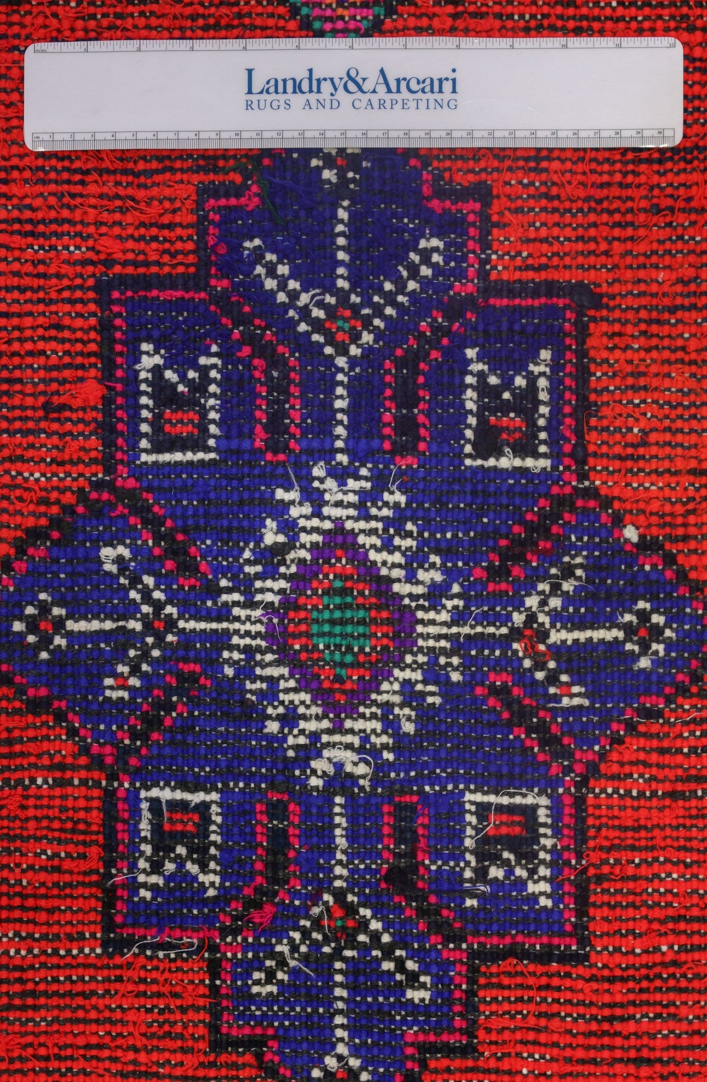 Vintage Herki Handwoven Tribal Rug, J71047