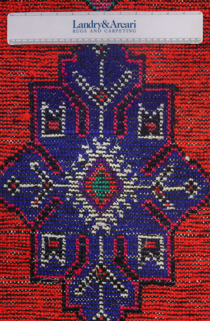 Vintage Herki Handwoven Tribal Rug, J71047