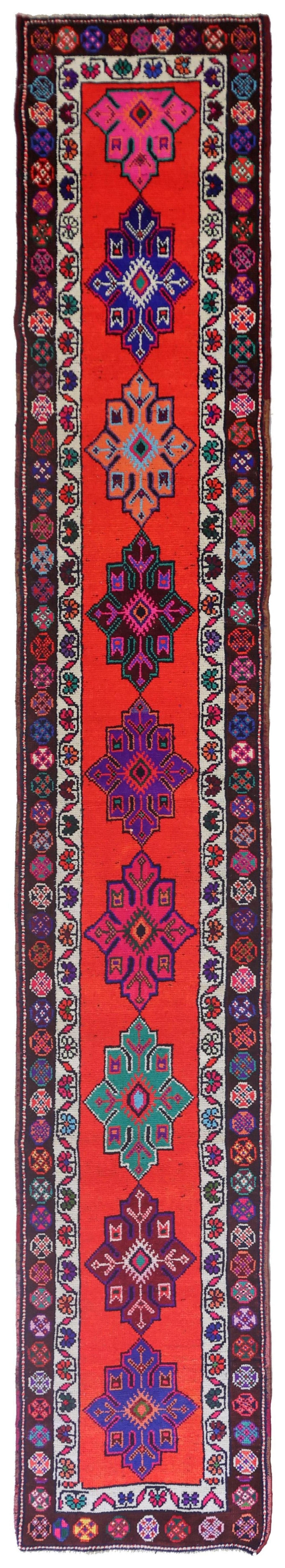 Vintage Herki Handwoven Tribal Rug