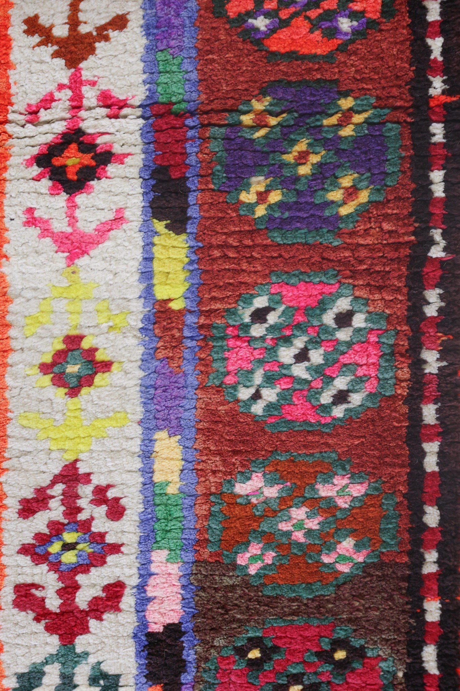 Vintage Herki Handwoven Tribal Rug, J71049